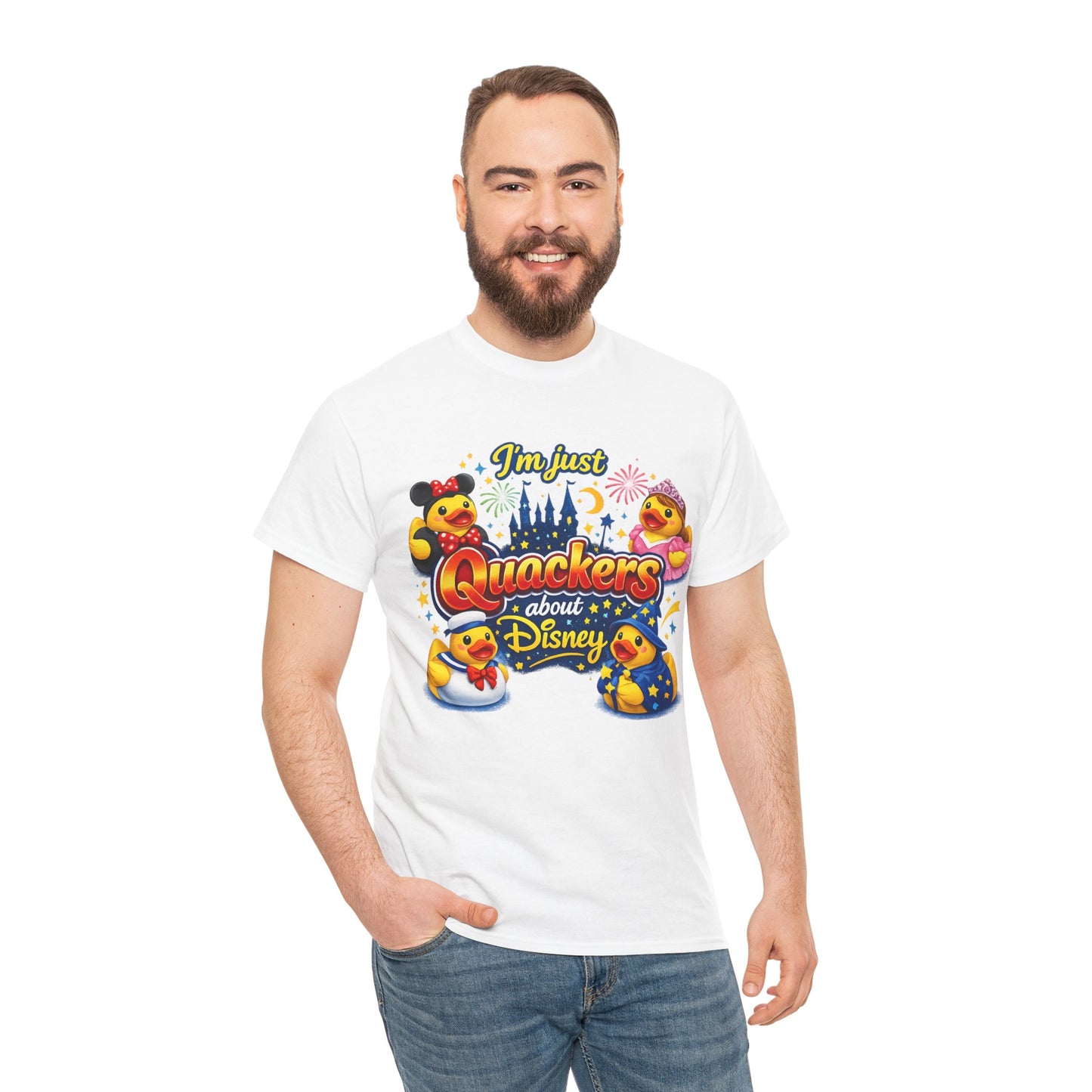 Quackers About Disney Rubber Duck Tee — "I'm Just Quackers About Disney" Graphic T-Shirt