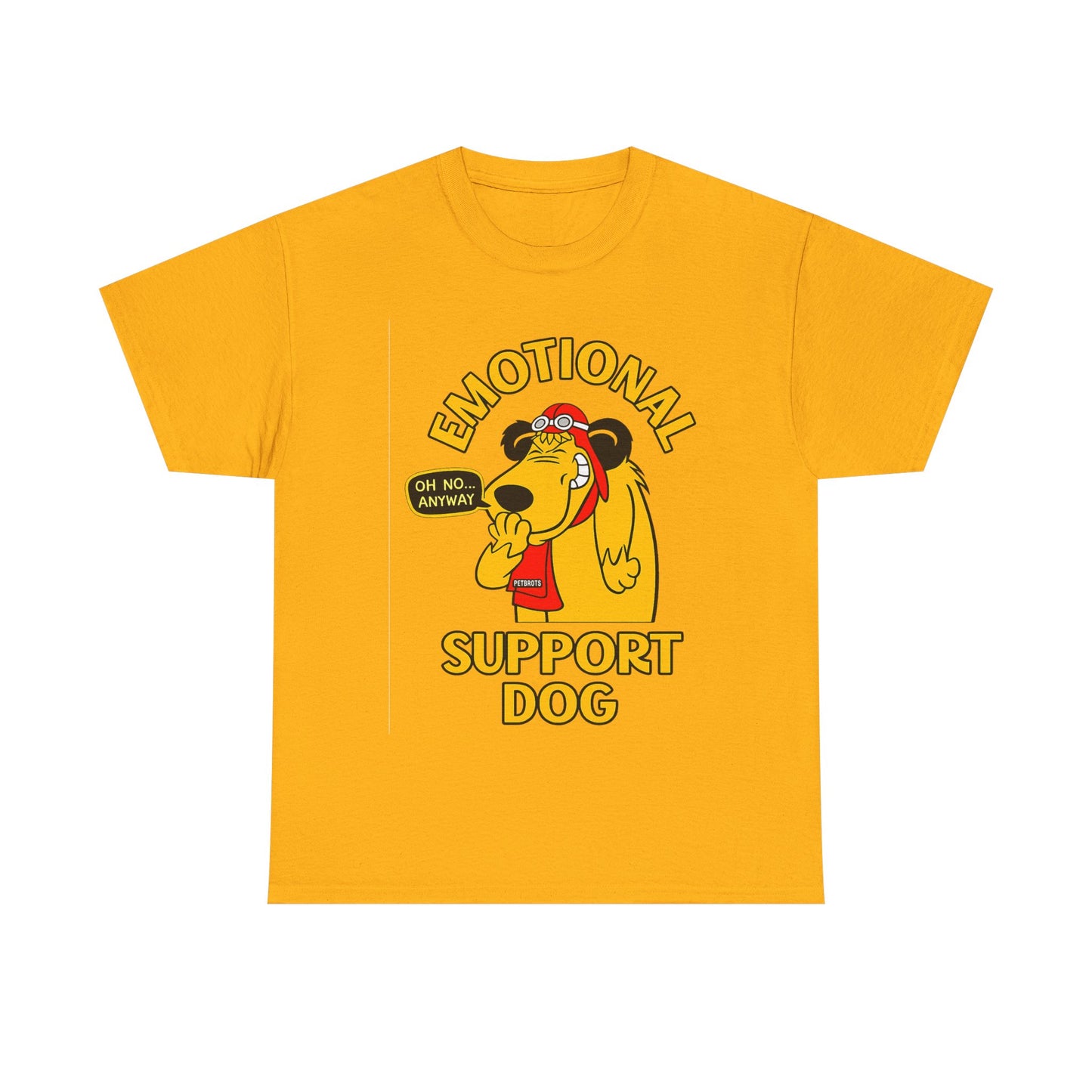 Emotional Support Dog T-Shirt — Cute Cartoon Comfort Pup Tee
