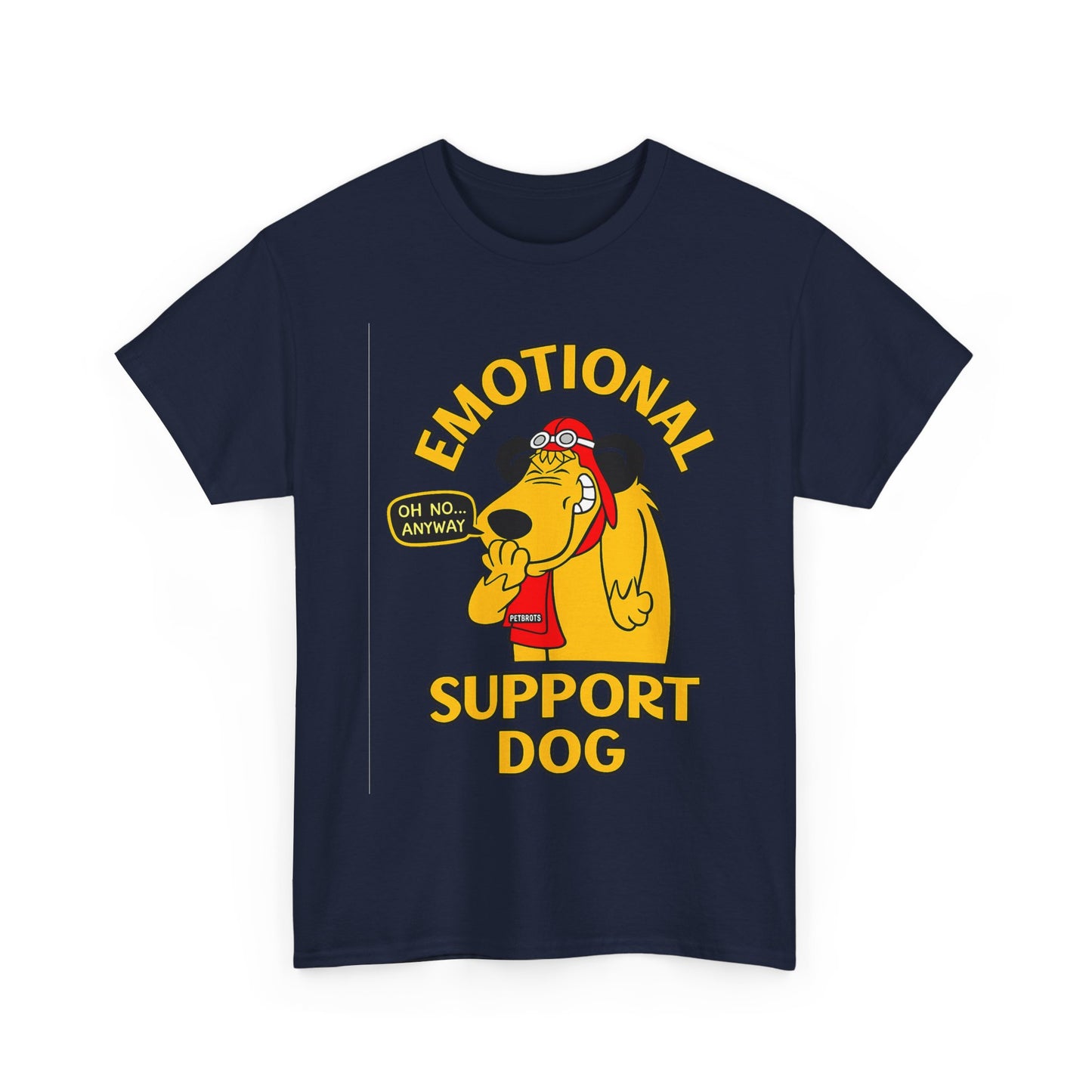 Emotional Support Dog T-Shirt — Cute Cartoon Comfort Pup Tee