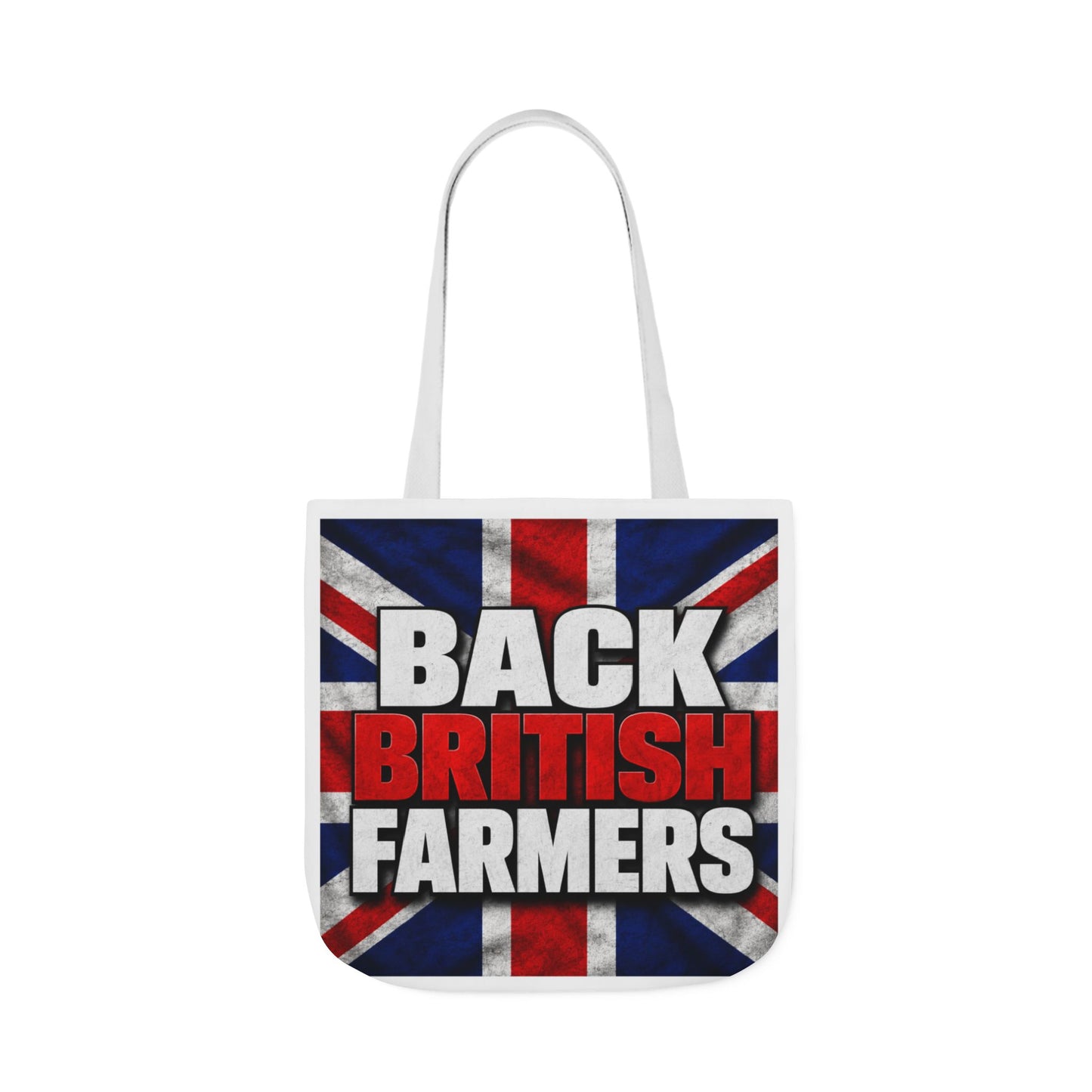 Back British Farmers Canvas Tote Bag — Union Jack Farming Support Tote