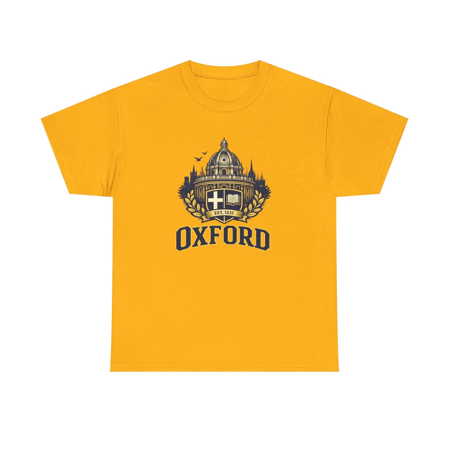 Oxford Crest T-Shirt — Vintage University Graphic Tee
