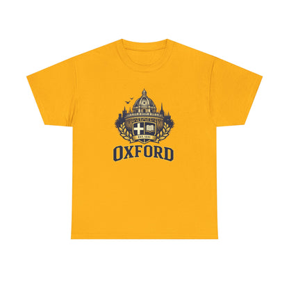 Oxford Crest T-Shirt — Vintage University Graphic Tee