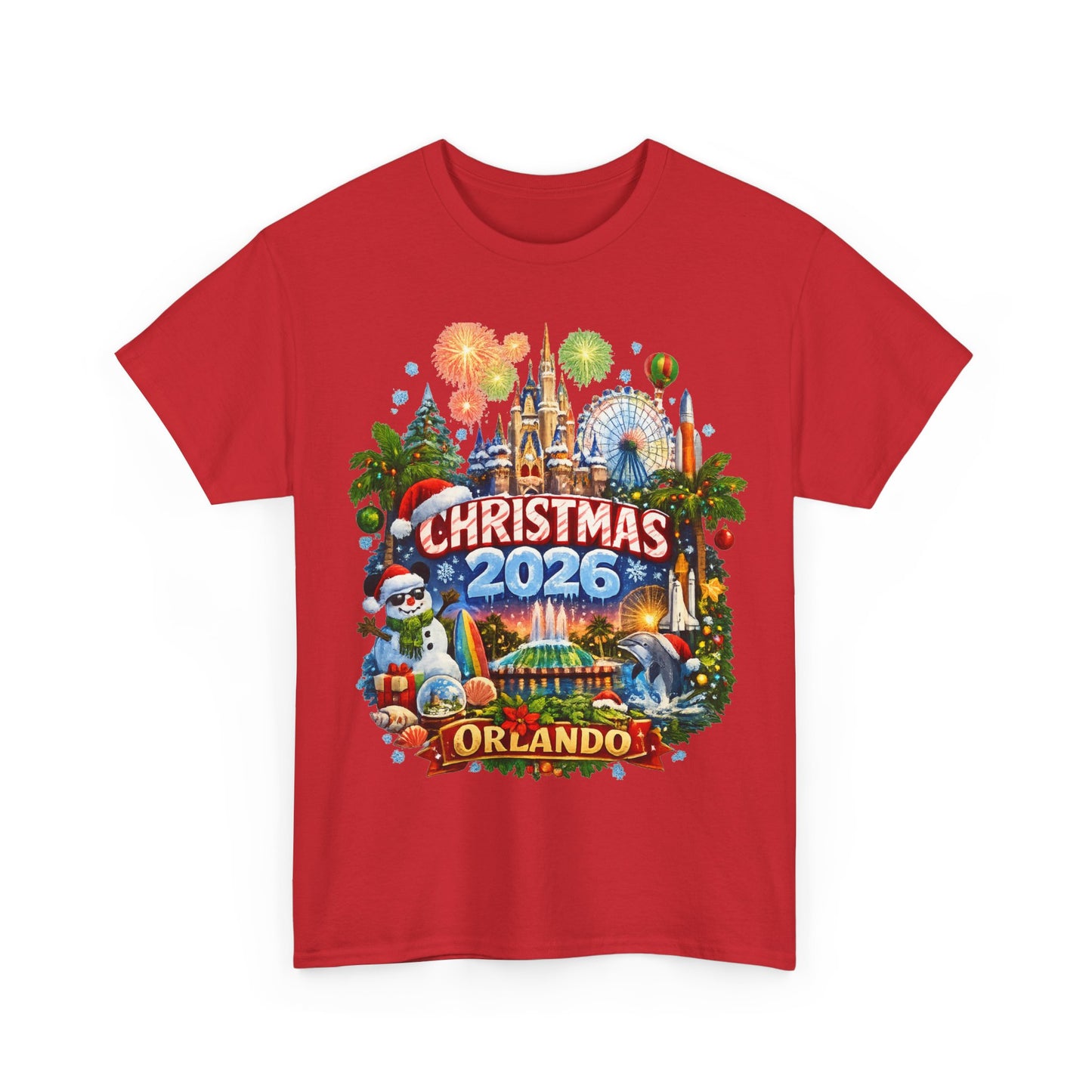 Christmas 2026 Orlando T-Shirt — Holiday Theme Park Souvenir Tee