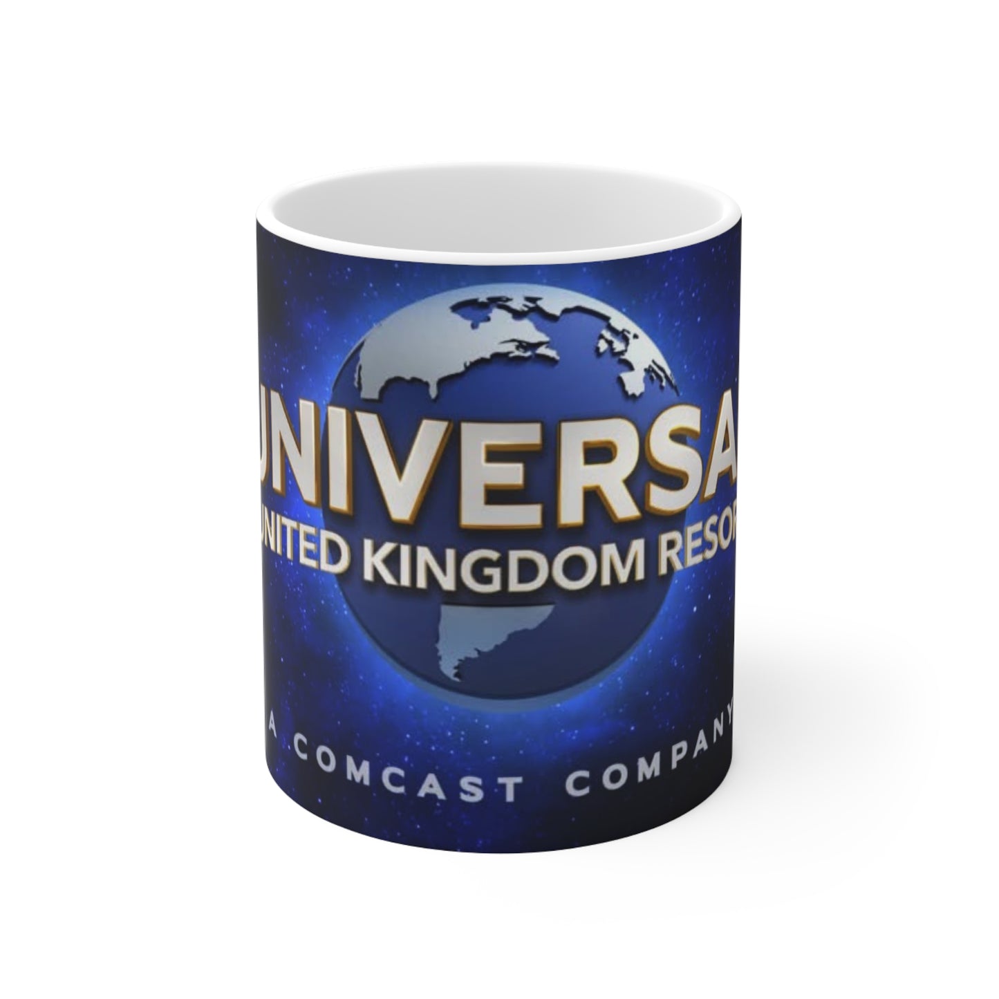 Universal Studios UK Logo Ceramic Mug — 11oz & 15oz Coffee Cup