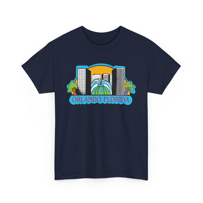 Orlando Florida Retro Skyline T-Shirt