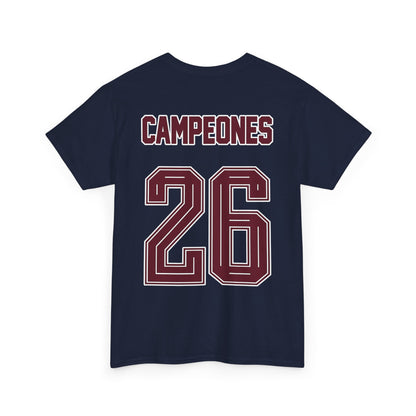Spain World Champions 'Campeones 26' Cotton T‑Shirt