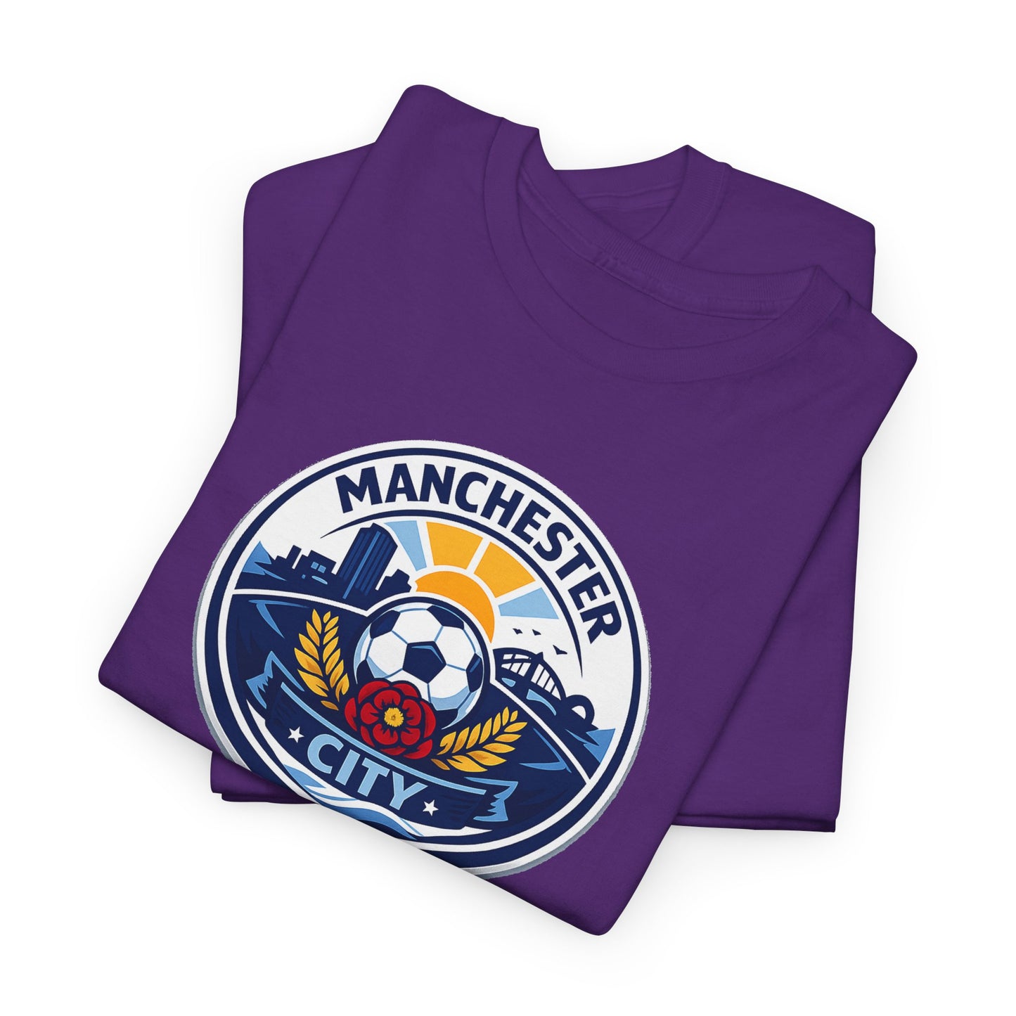 Manchester City Crest T-Shirt — Soccer Fan Tee