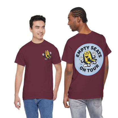 Manchester City T‑Shirt — "Empty Seats On Tour" Cartoon Seat Graphic Tee