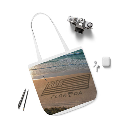 Florida Canvas Tote Bag, 5-Color Straps