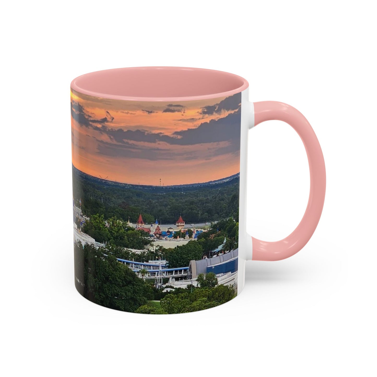 Disney Magic Kingdom Castle Sunset Coffee Mug (Accent, 11/15oz)