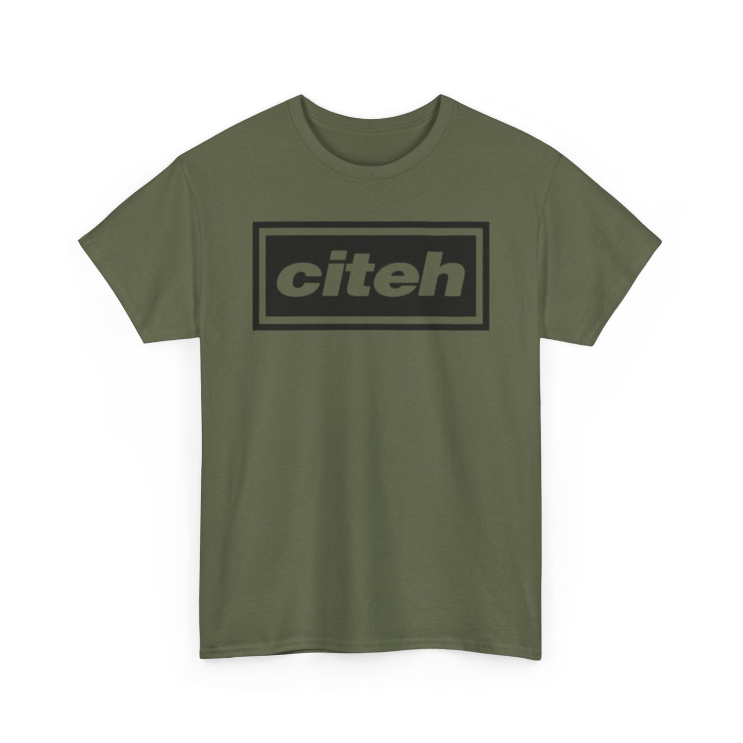 Manchester City Citeh Logo Tee — Minimalist Black Box Graphic T-Shirt