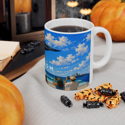 Freedom Airshow Mug — US Navy Blue Angels Ceramic Coffee Cup (11oz & 15oz)