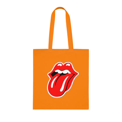 Rock Red Tongue Graphic Tote Bag