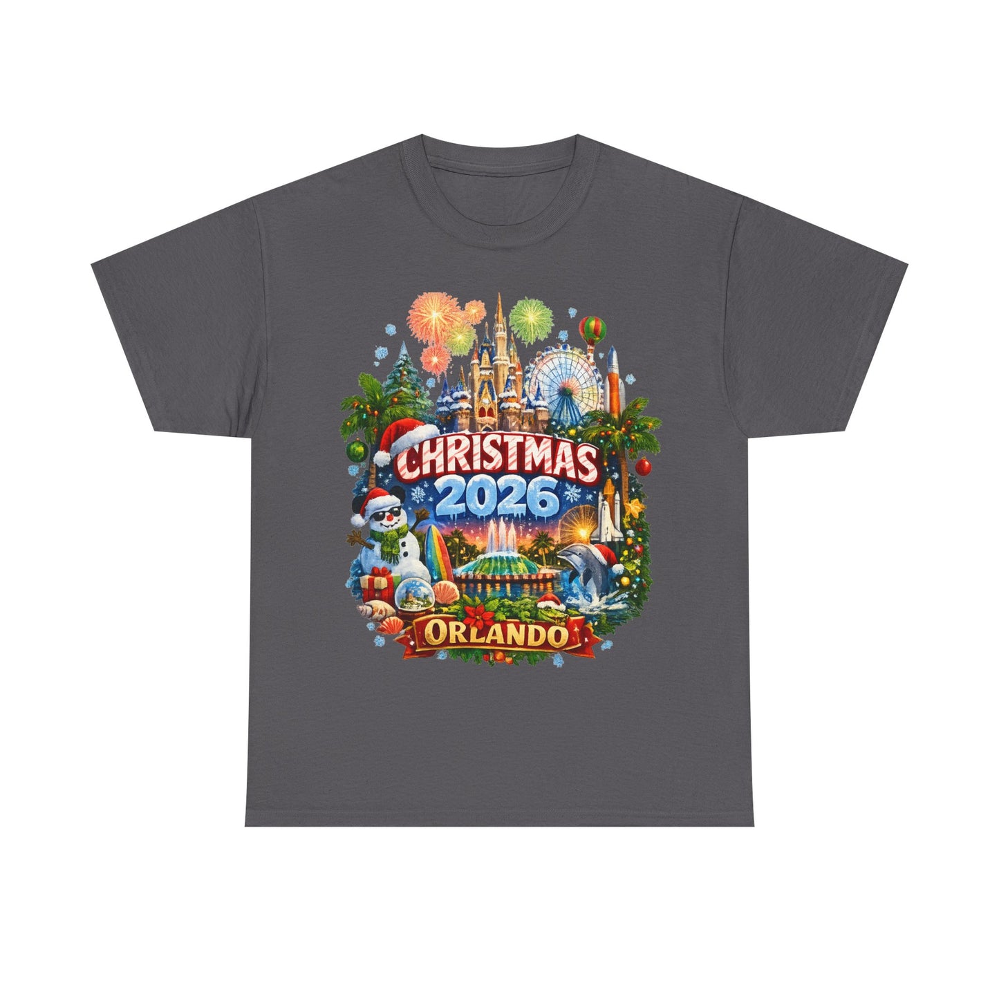 Christmas 2026 Orlando T-Shirt — Holiday Theme Park Souvenir Tee