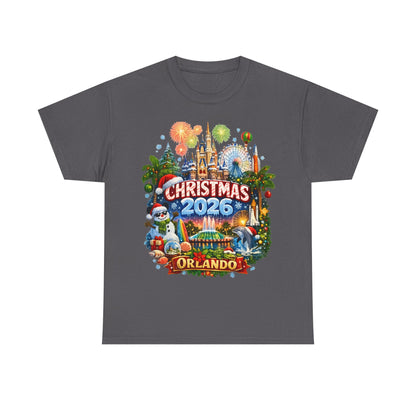 Christmas 2026 Orlando T-Shirt — Holiday Theme Park Souvenir Tee