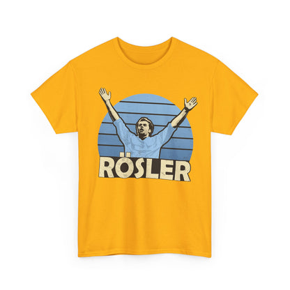 Retro 'Rösler' Graphic Tee - Vintage Soccer Fan Shirt