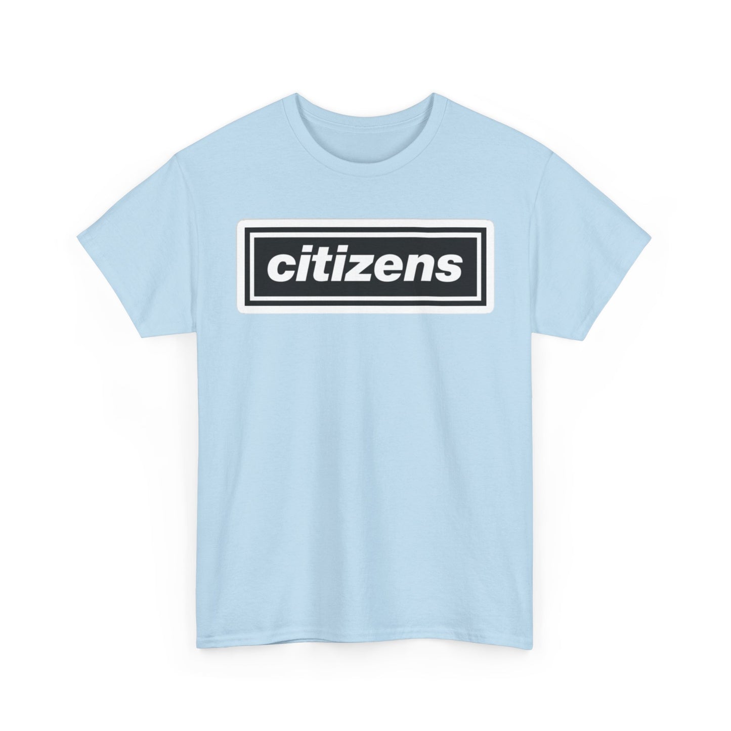 Citizens Manchester City Logo T-Shirt — Minimal Retro Box-Logo Tee