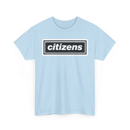 Citizens Manchester City Logo T-Shirt — Minimal Retro Box-Logo Tee