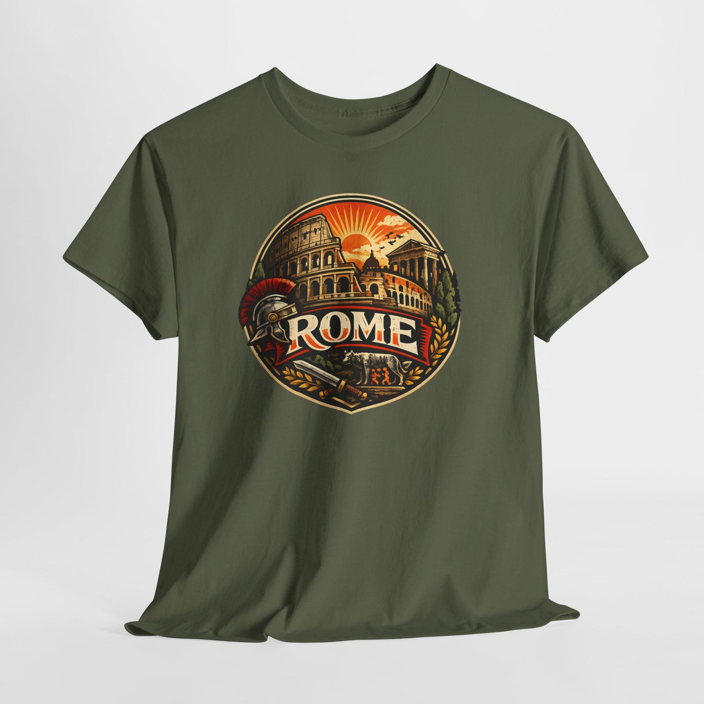 Rome Vintage Graphic Tee — Retro Italy Travel T-Shirt