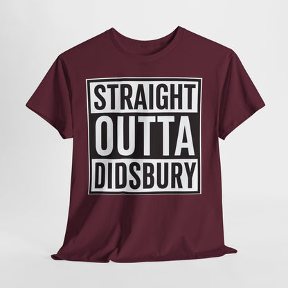 Straight Outta Didsbury T‑Shirt — Graphic City Pride Tee