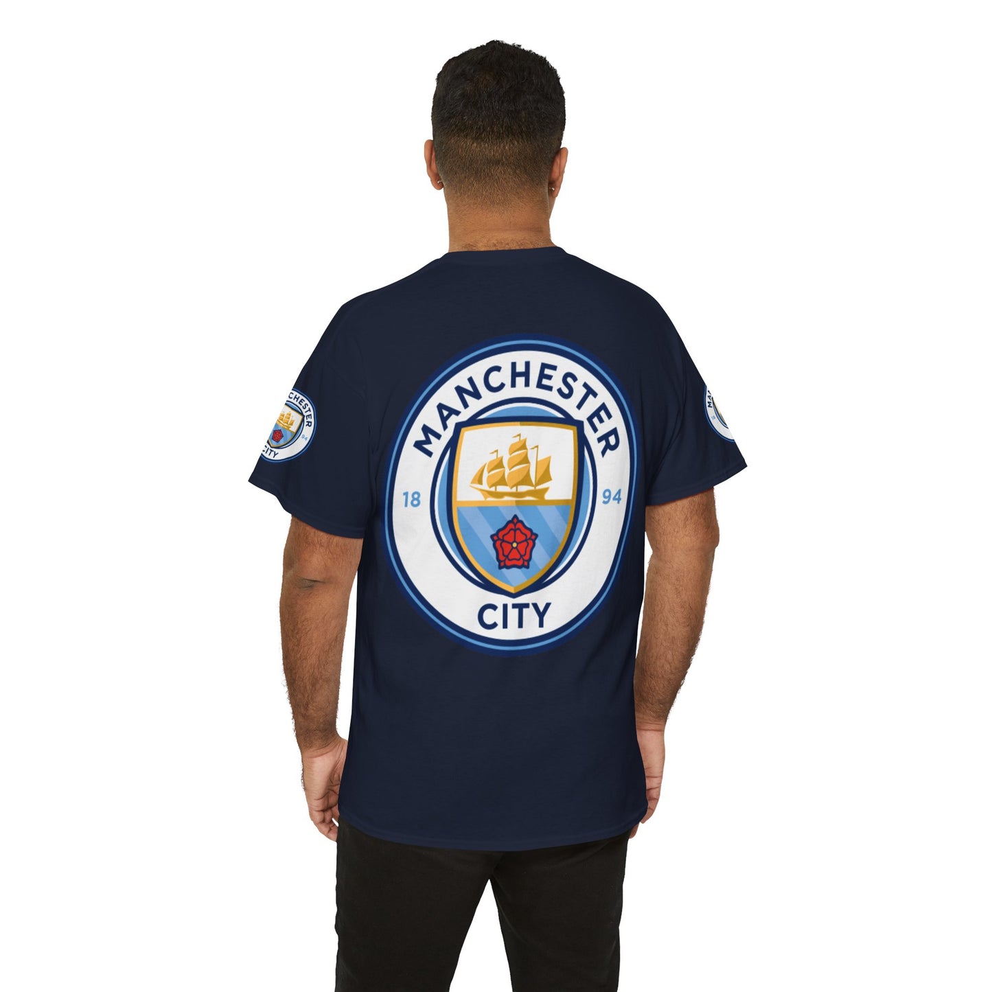 Manchester City Crest T-Shirt — Football Club Logo Tee