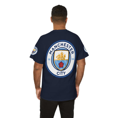 Manchester City Crest T-Shirt — Football Club Logo Tee