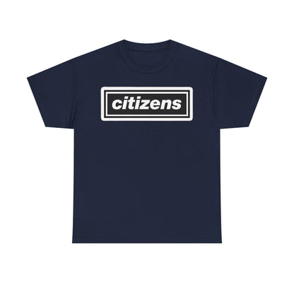 Citizens Manchester City Logo T-Shirt — Minimal Retro Box-Logo Tee