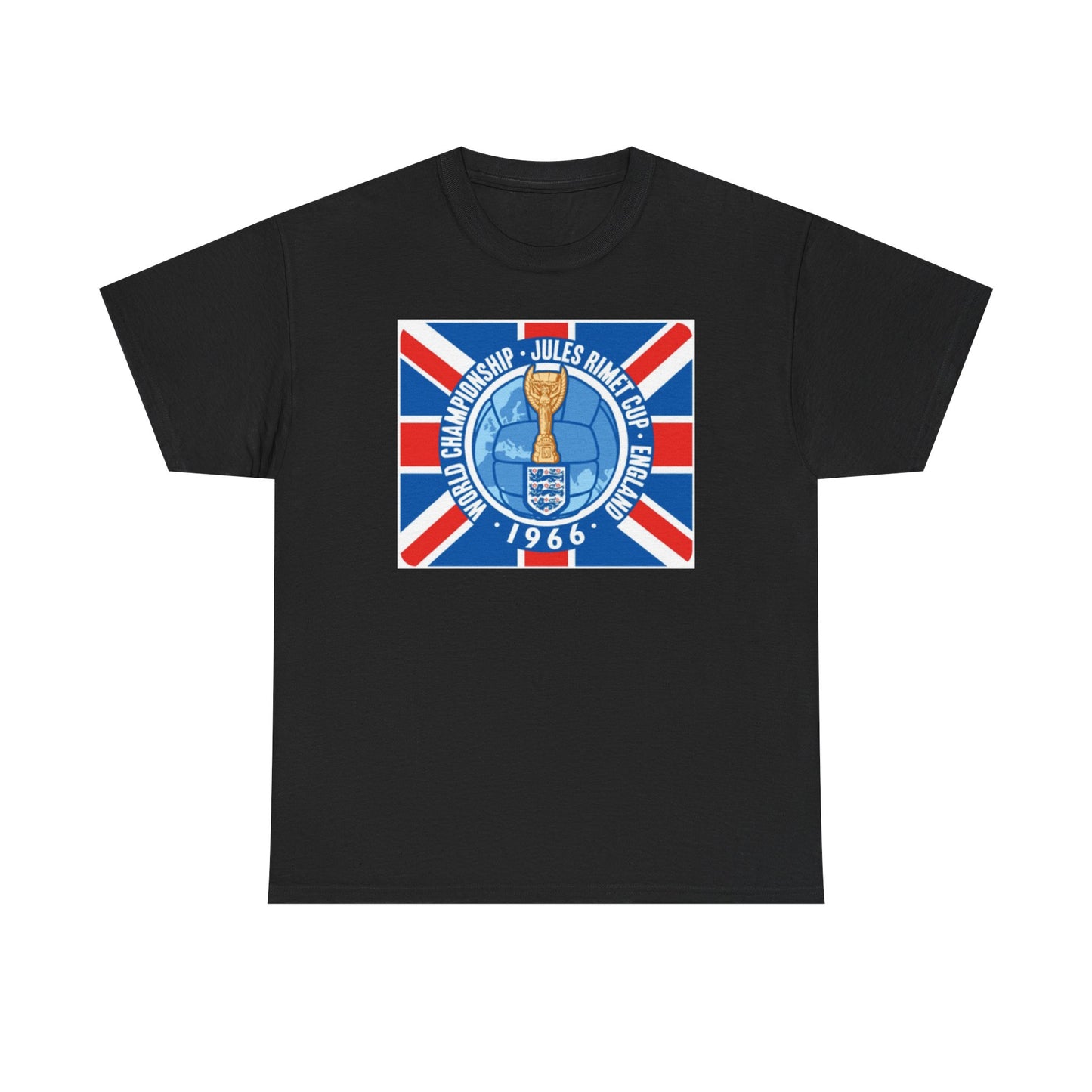 1966 World Cup Jules Rimet Trophy Tee — Vintage England Football Shirt