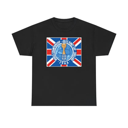 1966 World Cup Jules Rimet Trophy Tee — Vintage England Football Shirt