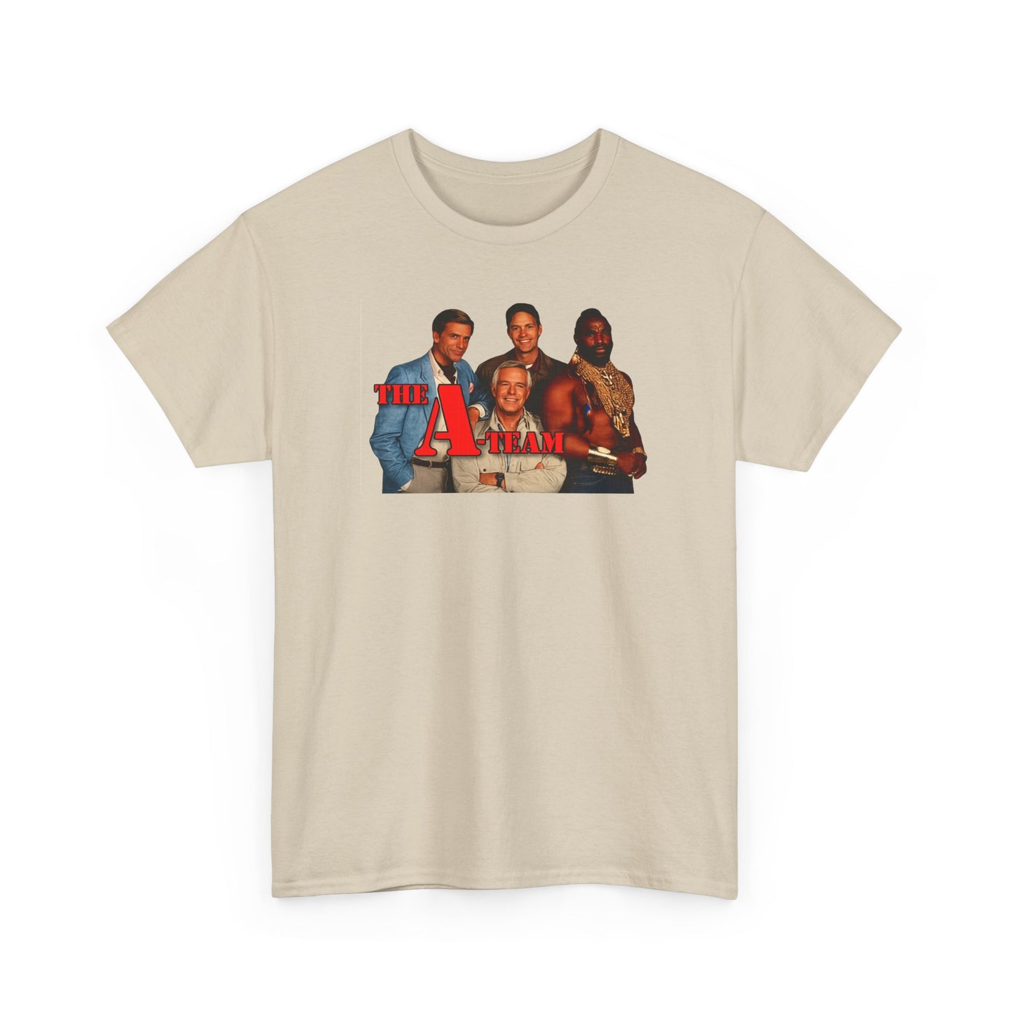 A-Team Graphic Tee — Retro TV Series Logo & Character Poster T-Shirt