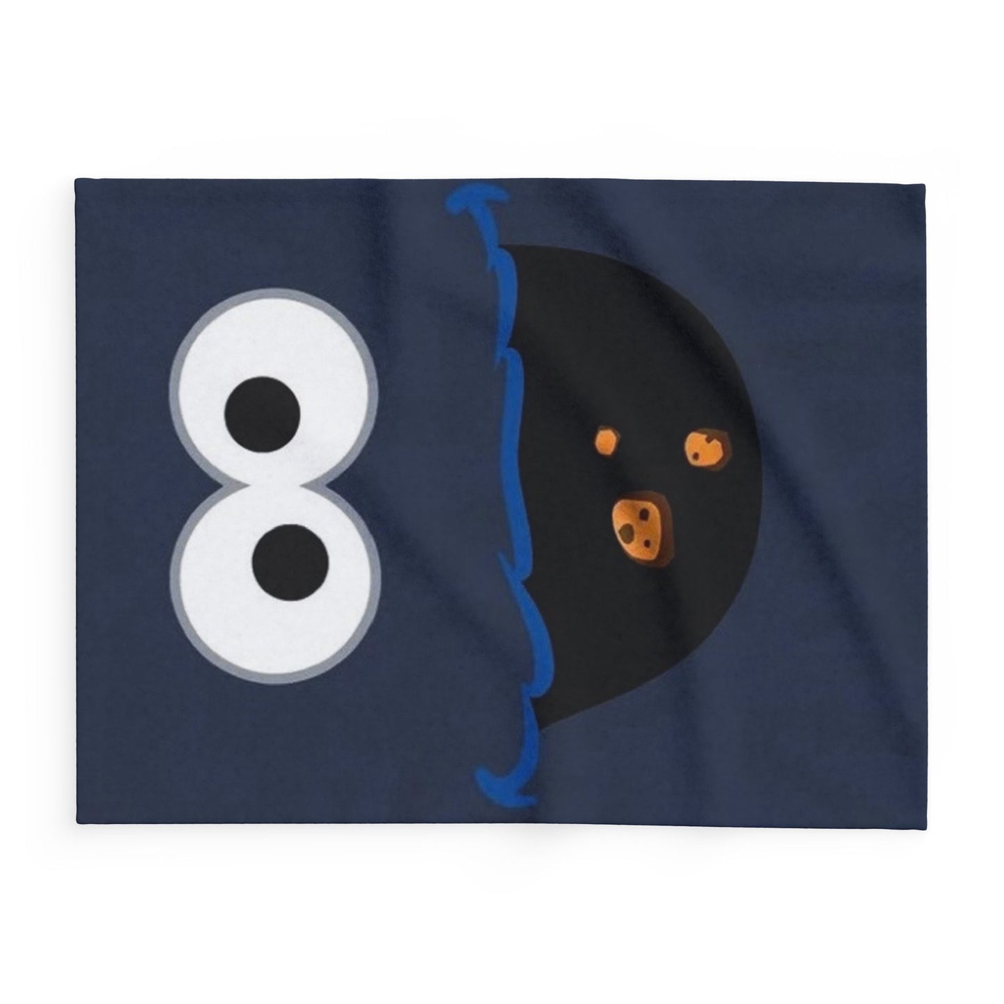 Cookie Monster Arctic Fleece Blanket – Cute Blue Character Throw for Kids & Fans