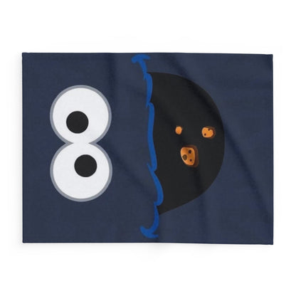 Cookie Monster Arctic Fleece Blanket – Cute Blue Character Throw for Kids & Fans