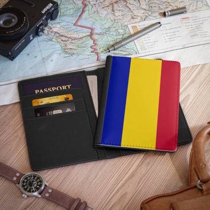 Romania Flag Passport Cover – Tricolor Travel Protector