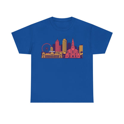 Orlando City Skyline T-Shirt — Colorful Urban Landmark Graphic Tee