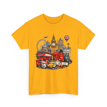 London Landmarks T‑Shirt — British Icons Collage Tee