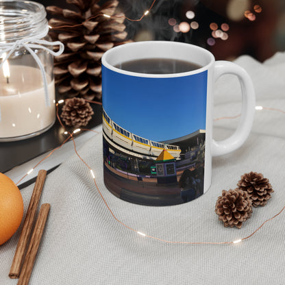 Magic Kingdom Monorail Scenic Ceramic Coffee Mug — 11oz & 15oz
