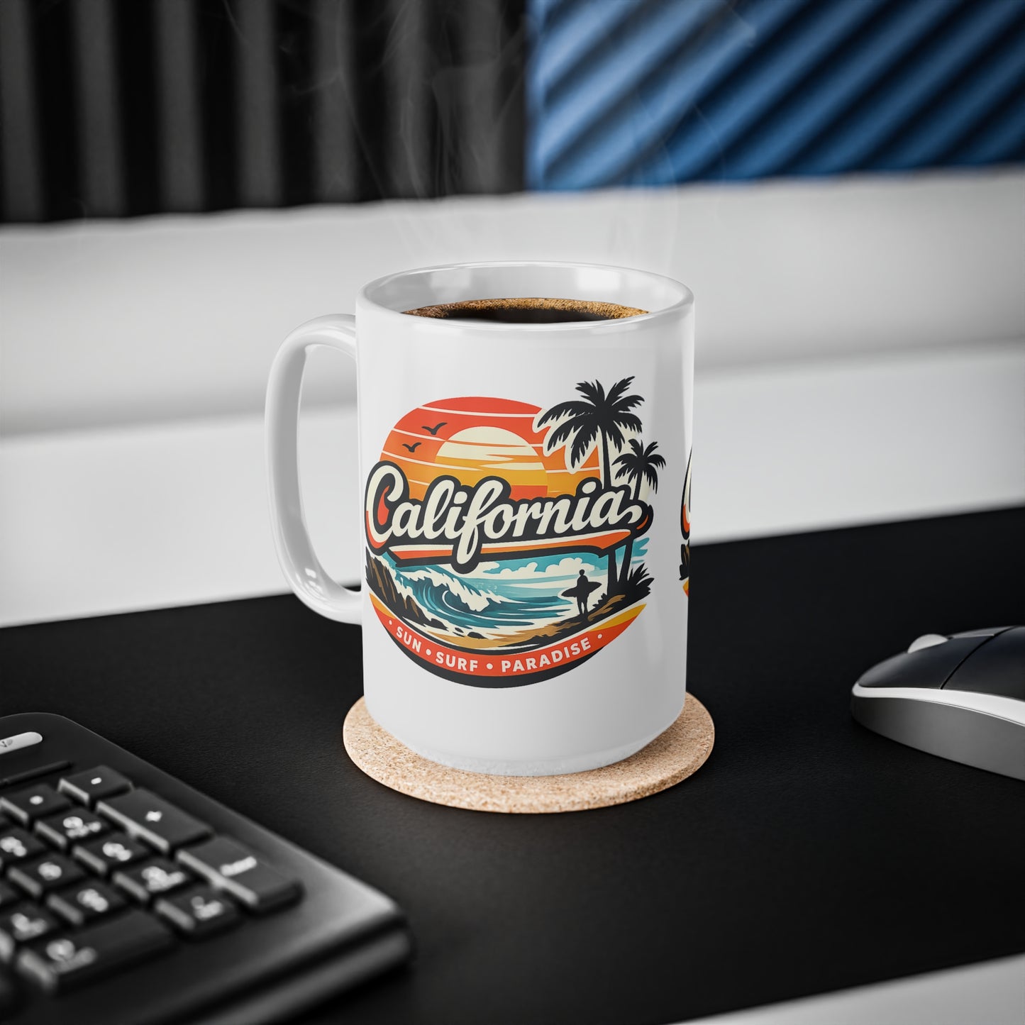 California Sun & Surf Ceramic Coffee Mug — 11oz/15oz
