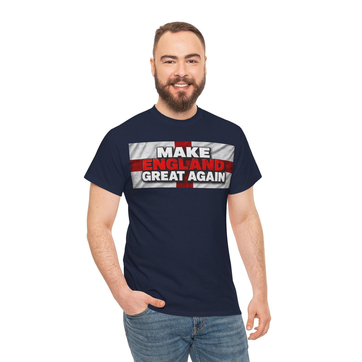 Make England Great Again T-Shirt — Patriotic England Flag Tee