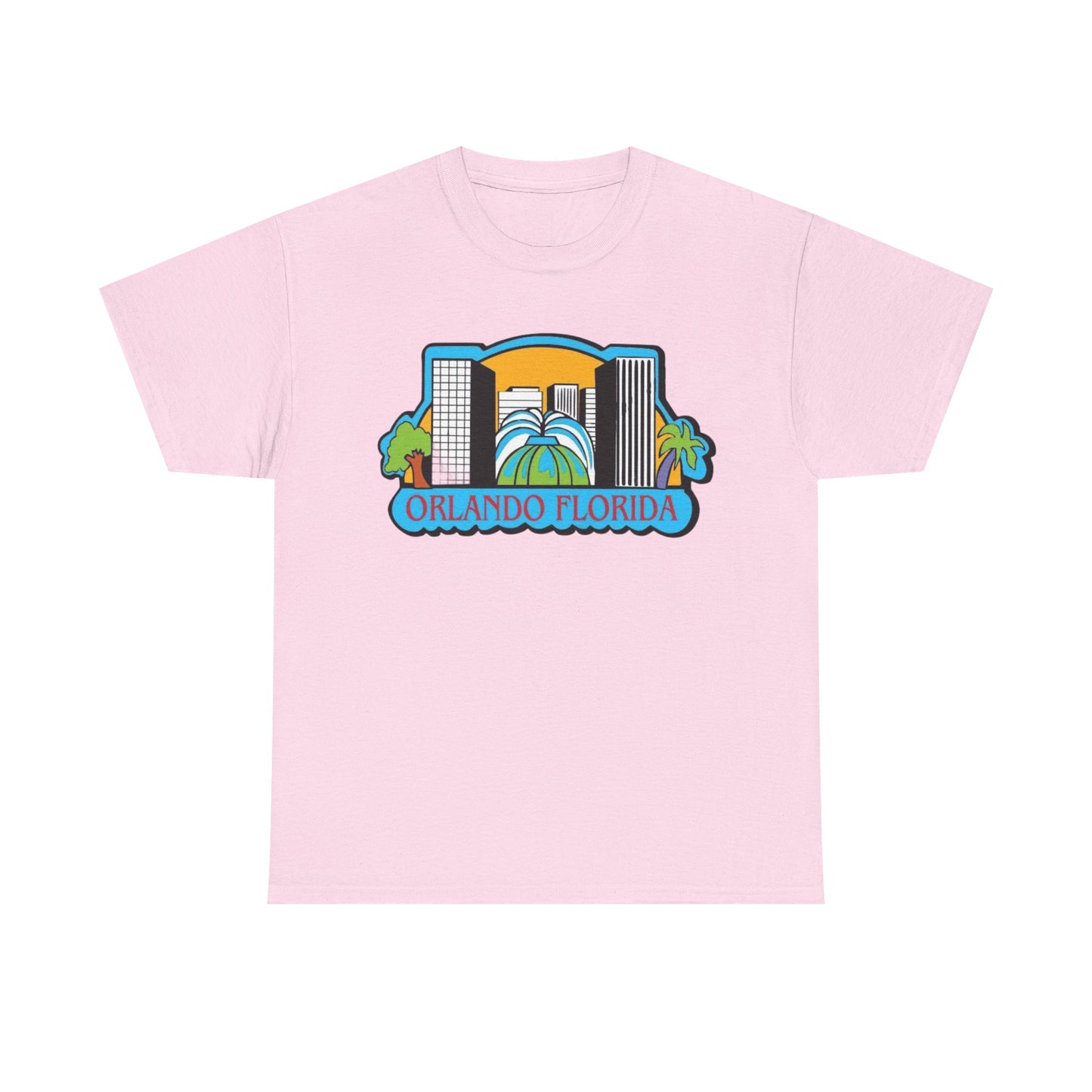 Orlando Florida Retro Skyline T-Shirt