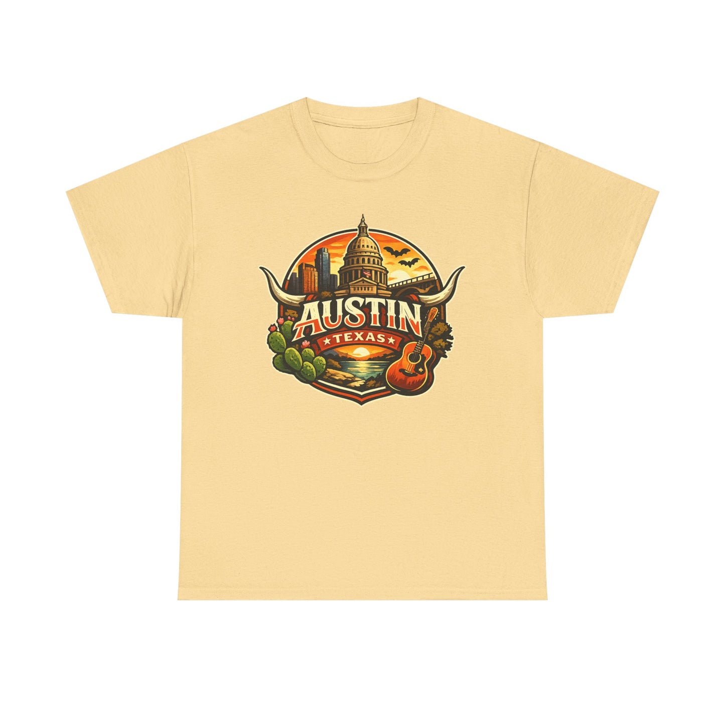 Austin Texas Vintage Travel T-Shirt