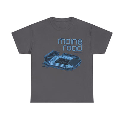 Maine Road Retro Stadium Tee — Vintage Football Arena Graphic Shirt