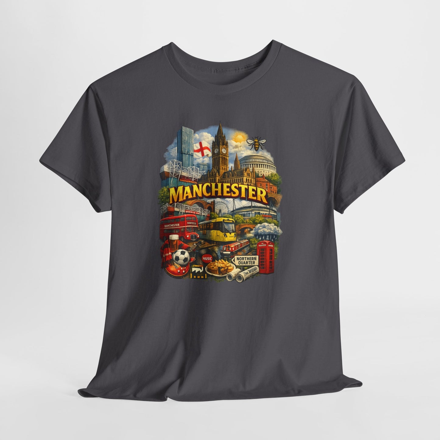 Manchester Skyline Collage T-Shirt