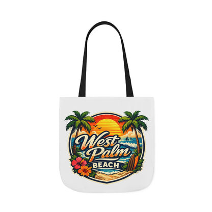 West Palm Beach Vintage Sunset Tote