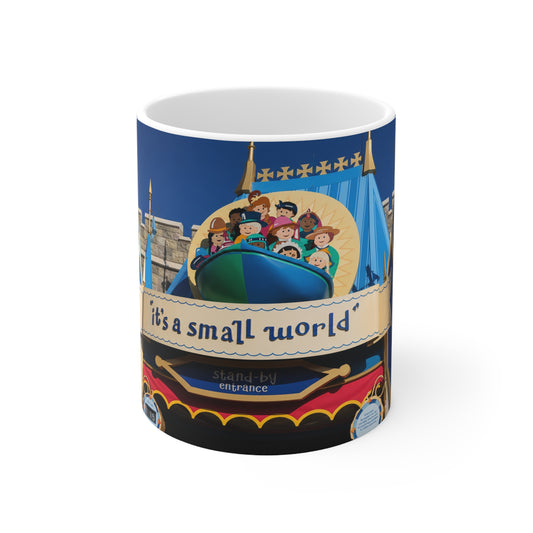 It's a Small World Ceramic Coffee Mug – Disneyland Attraction Design (11oz & 15oz)