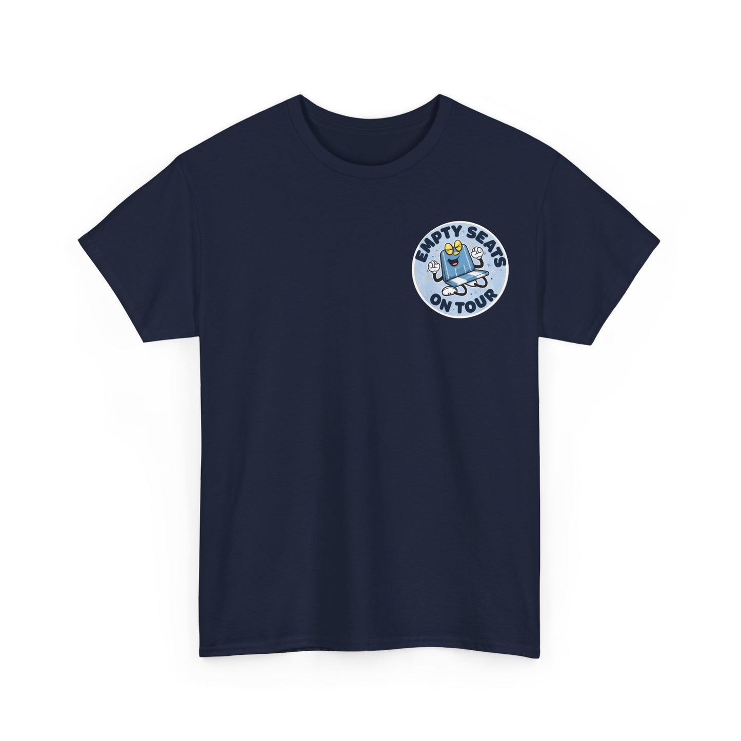 Manchester City T-Shirt — 'Empty Blue Seats On Tour' Retro Skate Graphic Tee