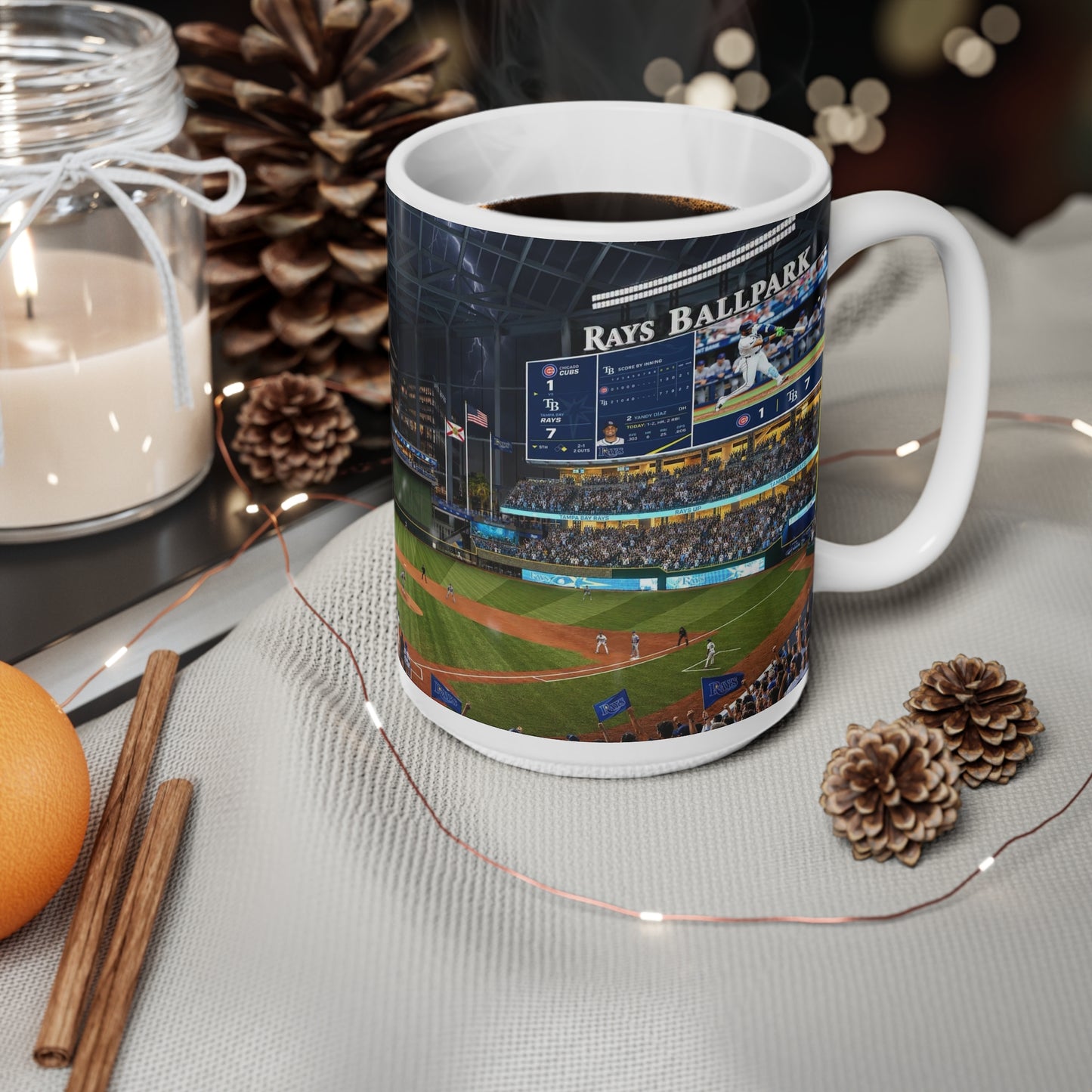 Tampa Bay Baseball Stadium Mug – Panoramic Field View Ceramic Coffee Cup (11oz & 15oz)
