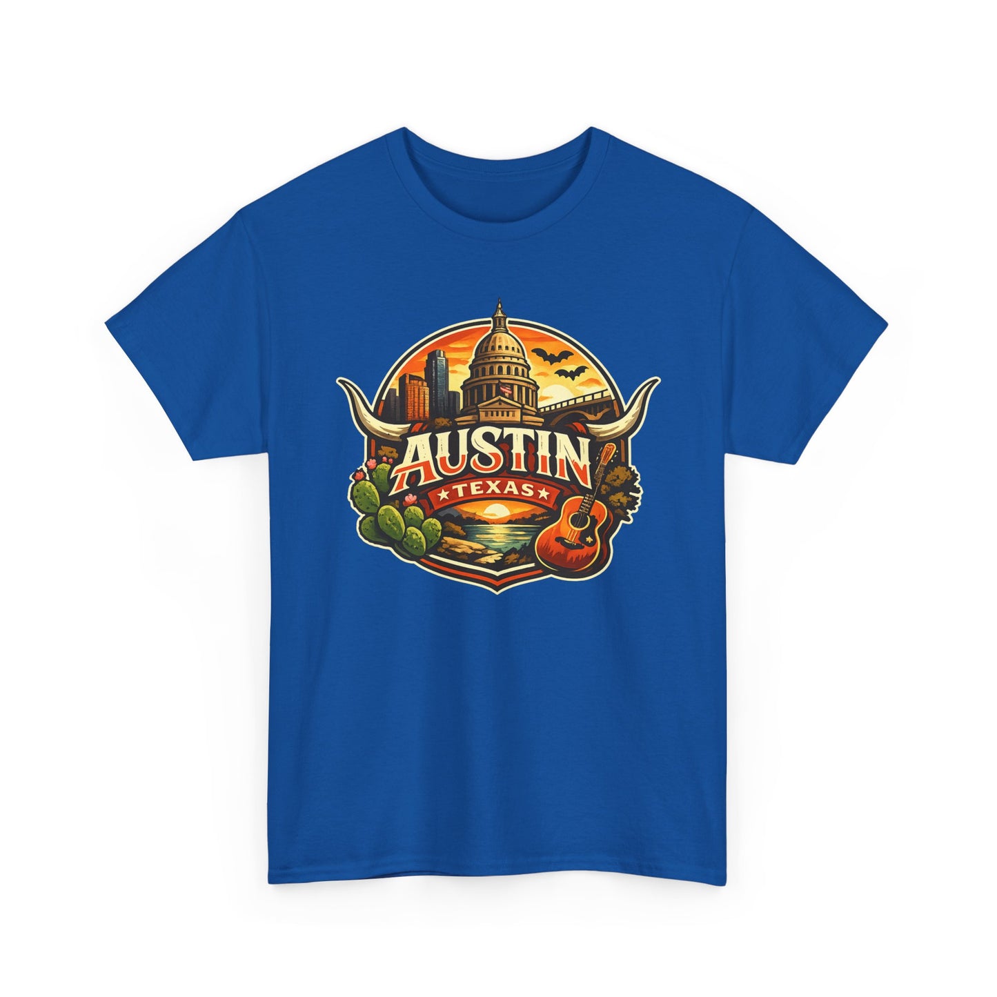 Austin Texas Vintage Travel T-Shirt