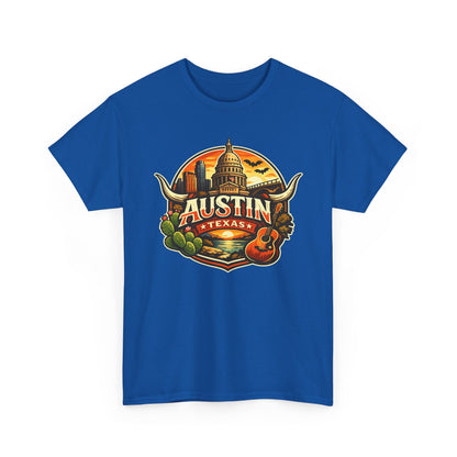 Austin Texas Vintage Travel T-Shirt