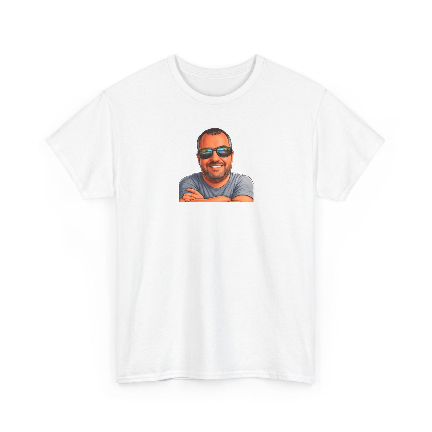 Graphic Tee — "E.T. Phoned Home" Smiling Guy Retro Design