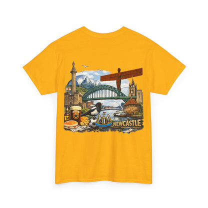 Newcastle Upon Tyne Landmark Tee — Vintage Cityscape T-Shirt